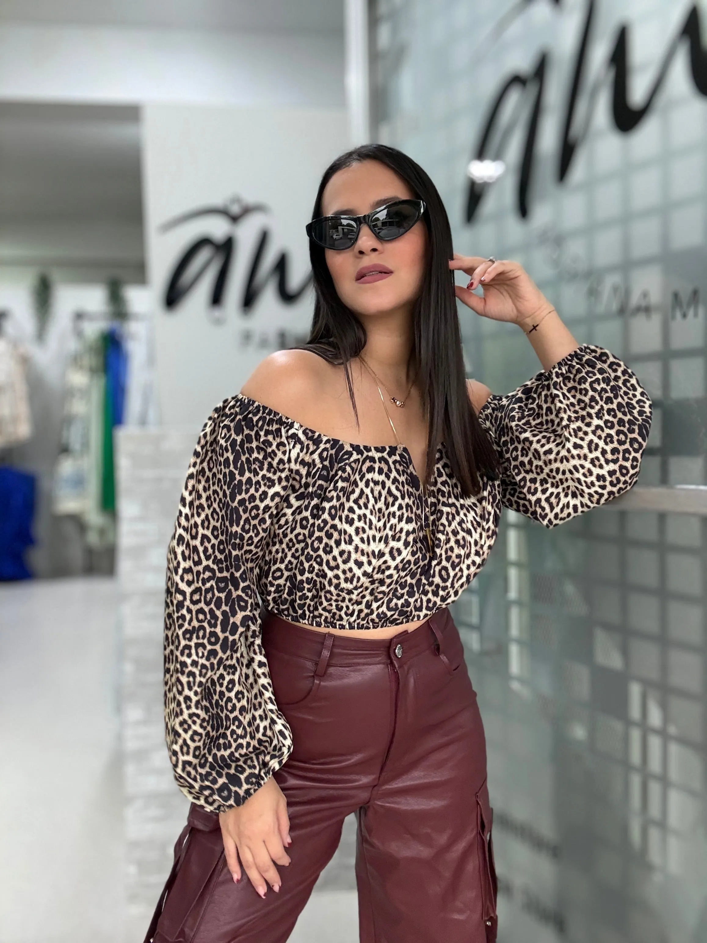 Animal Print Top