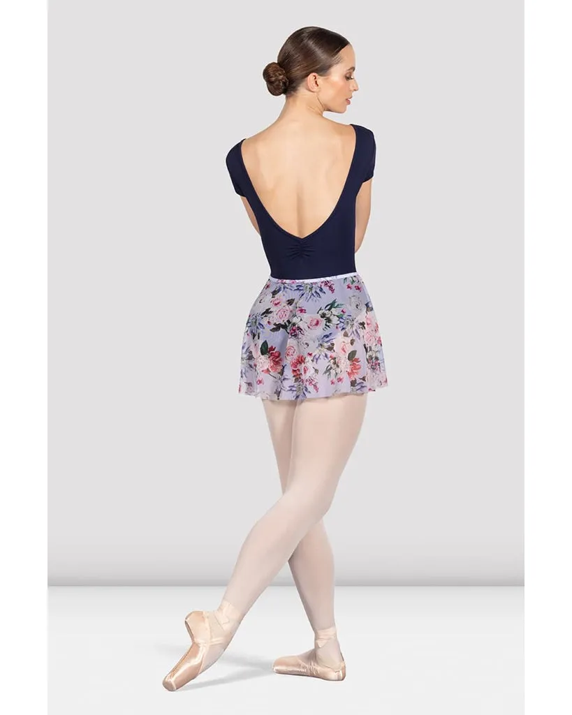 Bloch Floral Printed Pull-On Ballet Skirt - R0241 Womens - Bouquet Print