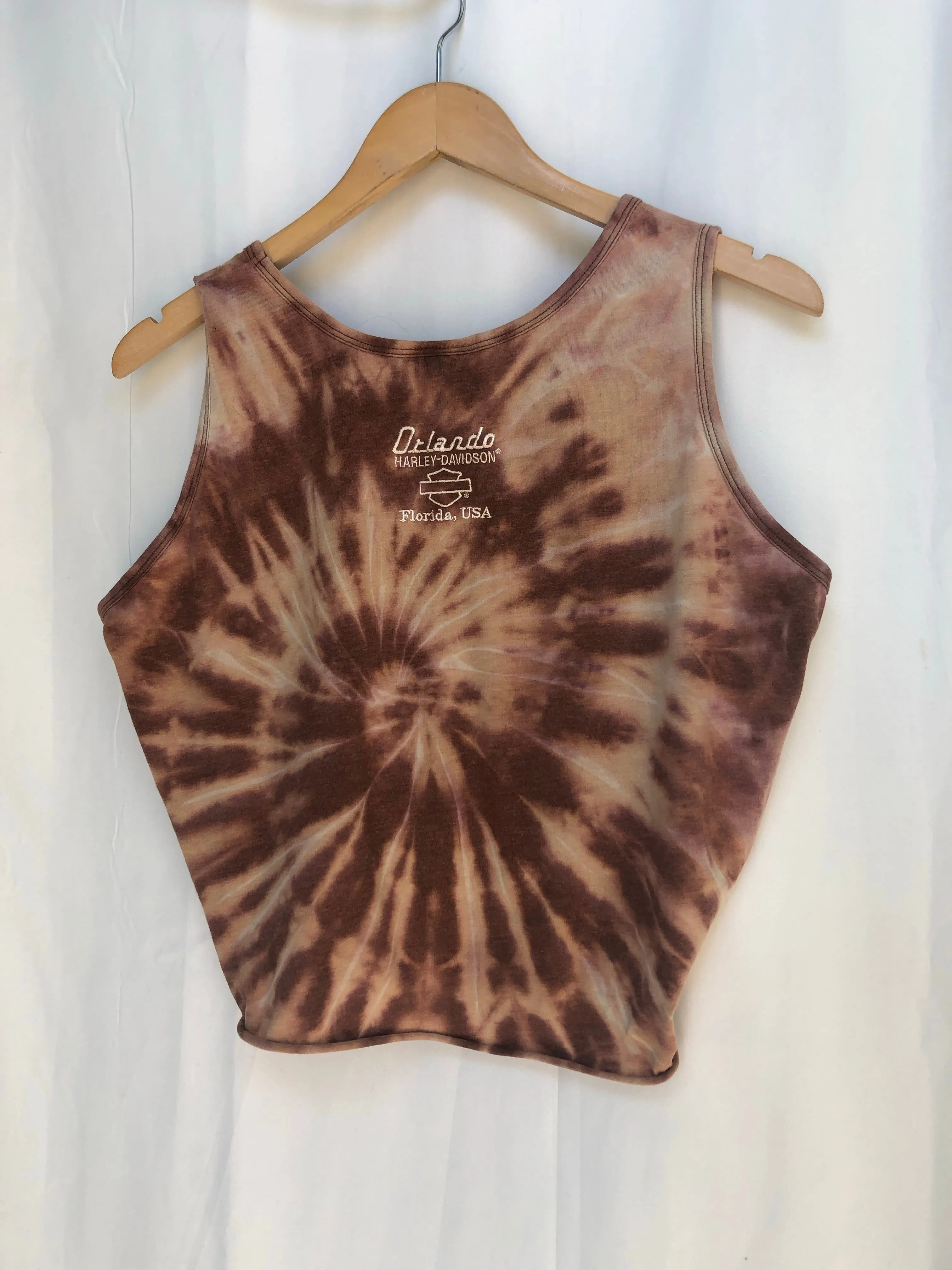 Brown Harley Dyed Tank