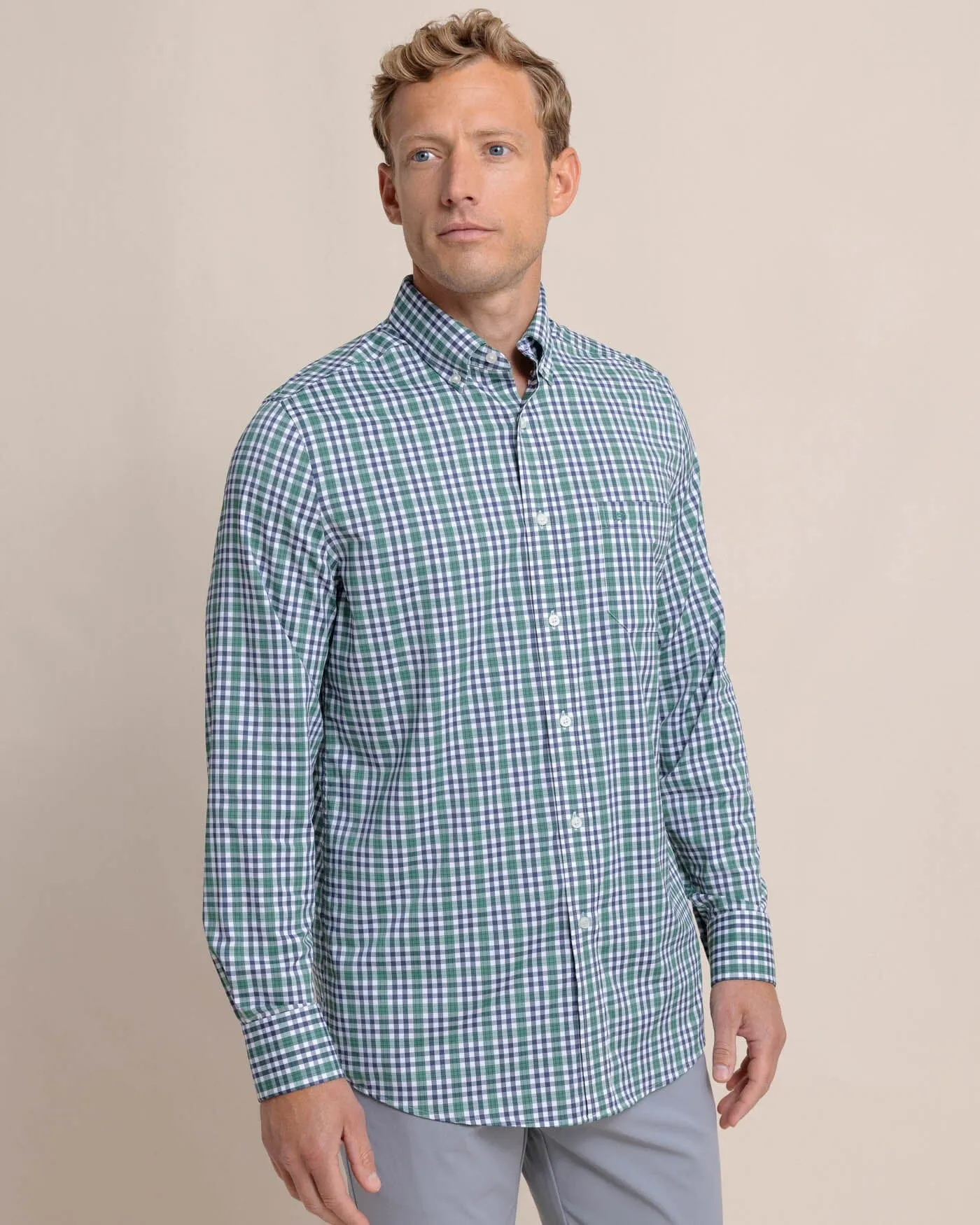 brrr°® Intercoastal Haywood Plaid Sport Shirt