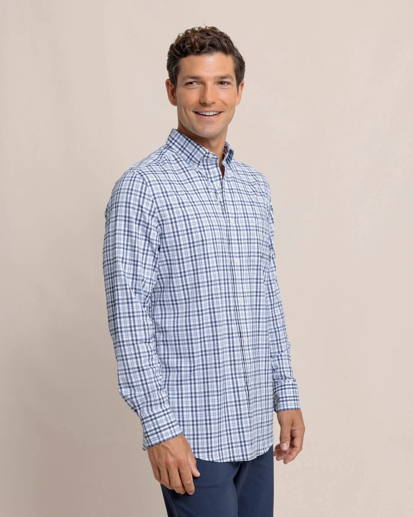 brrr°® Intercoastal Haywood Plaid Sport Shirt