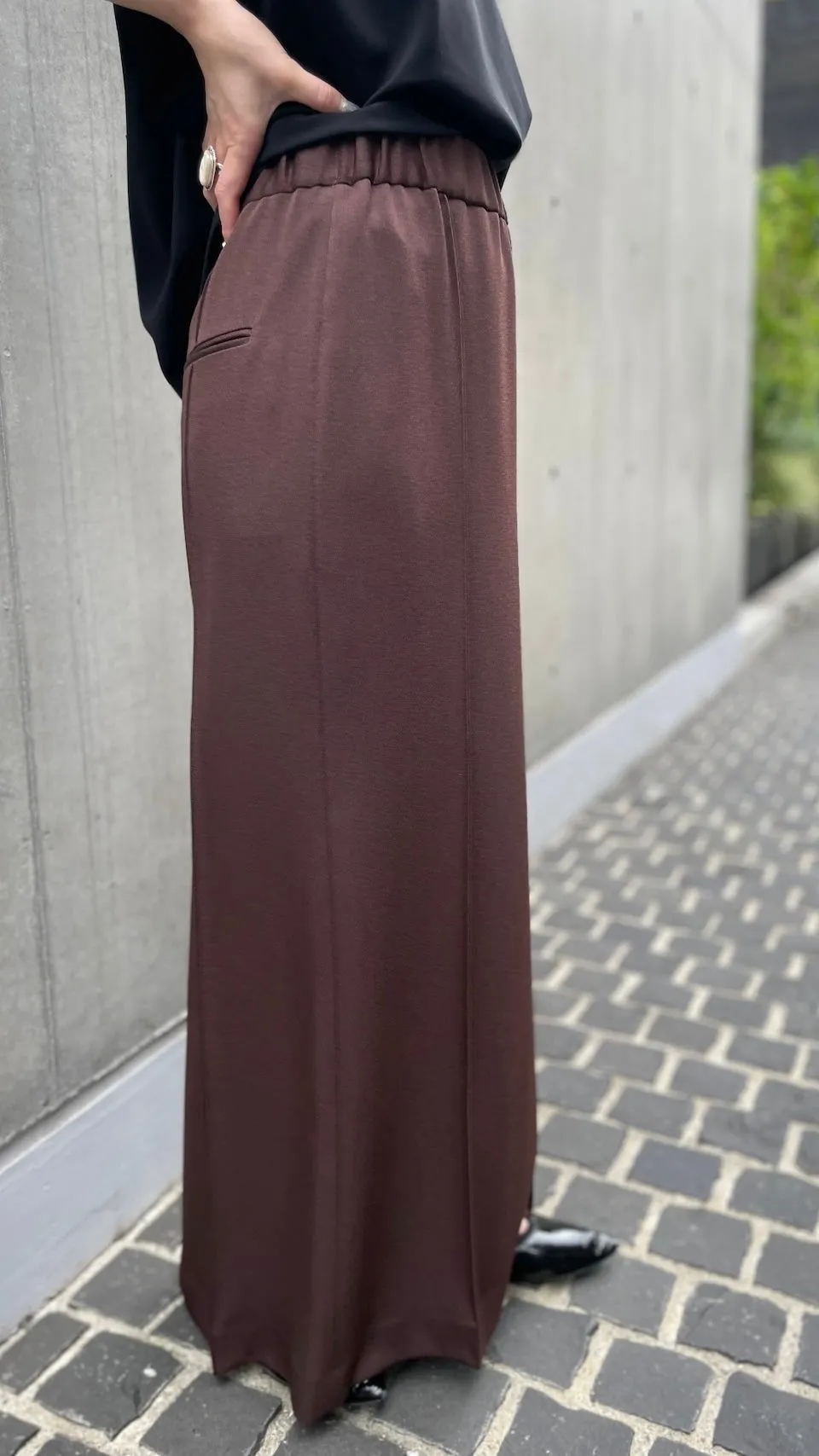 cafune<br> pintuck tight skirt