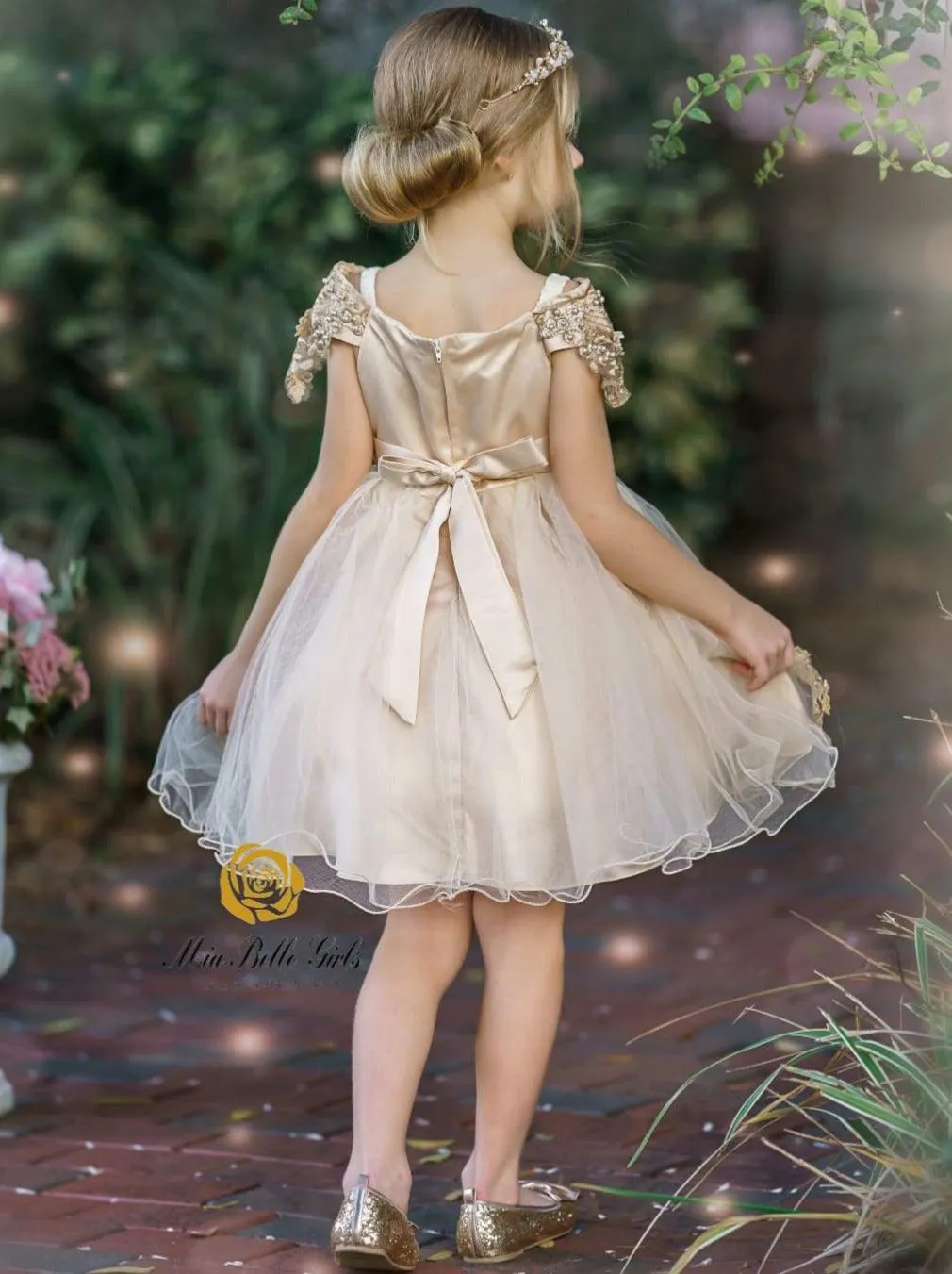 Champagne Dream Holiday Princess Dress