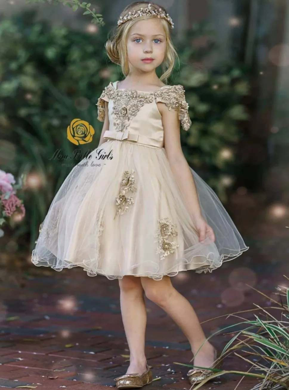 Champagne Dream Holiday Princess Dress