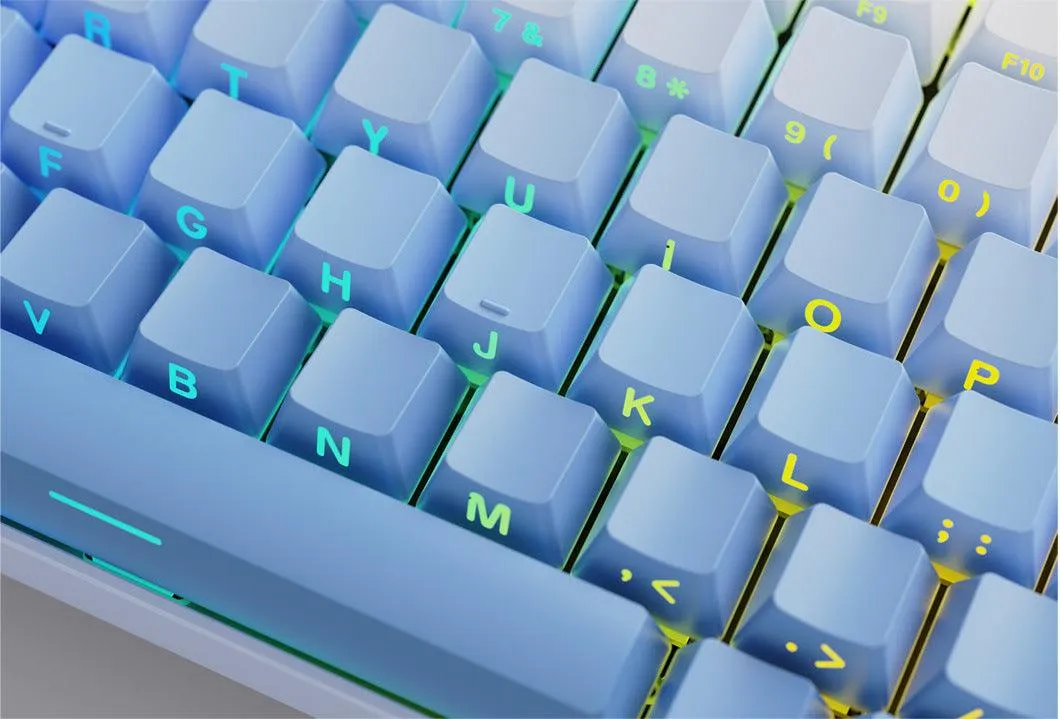 Cherry Profile Double-Shot PBT Keycap Set - Blue Gradient