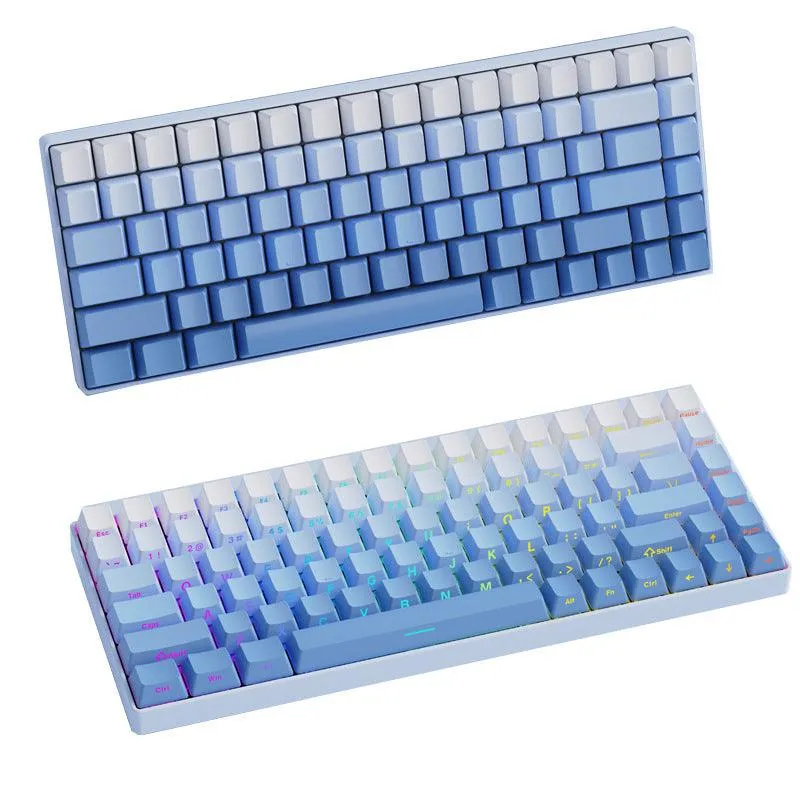 Cherry Profile Double-Shot PBT Keycap Set - Blue Gradient