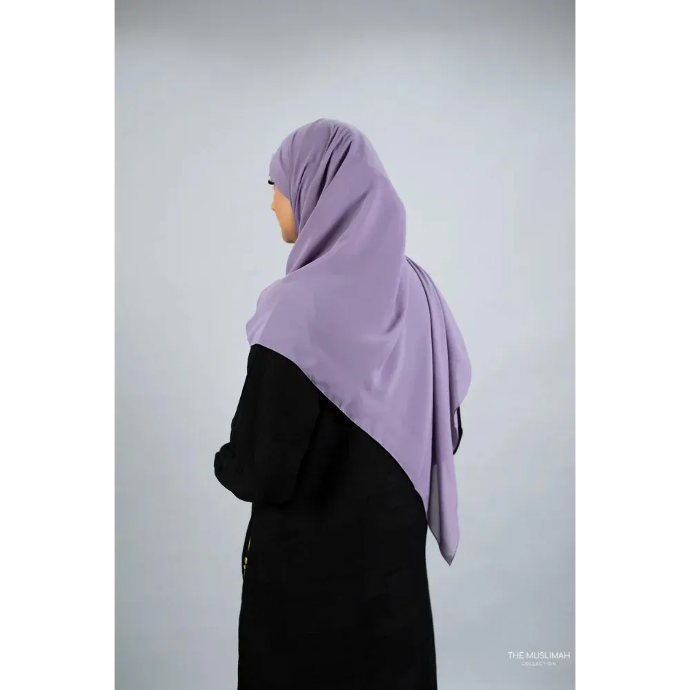 Chiffon Hijab (Lavender Purple)