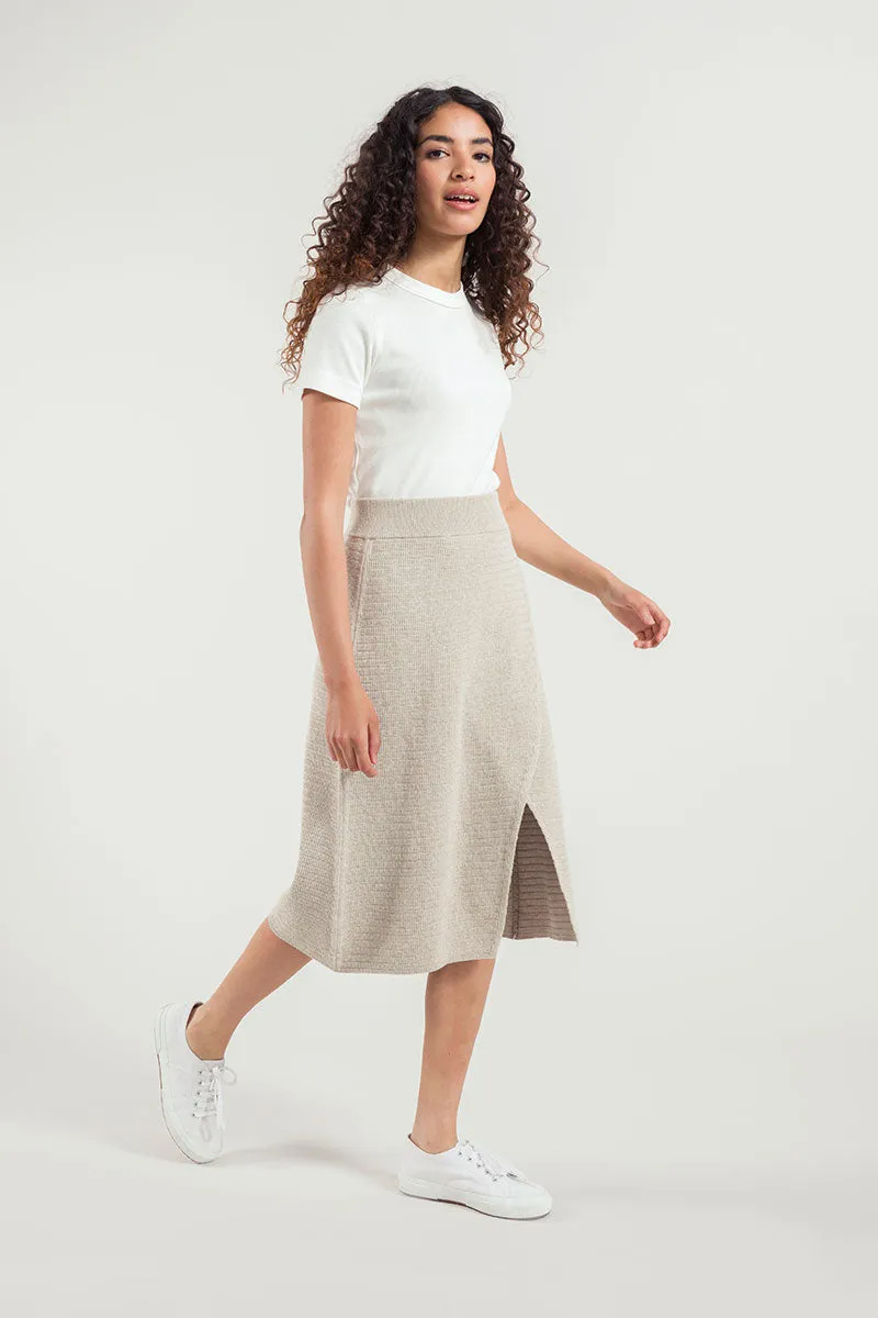 Cometa Knitted Midi Skirt