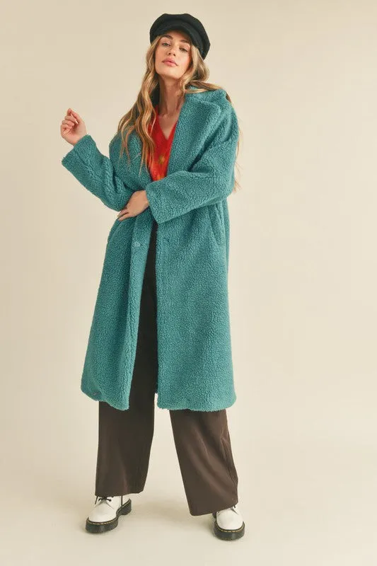 Danae Full Length Teddy Coat