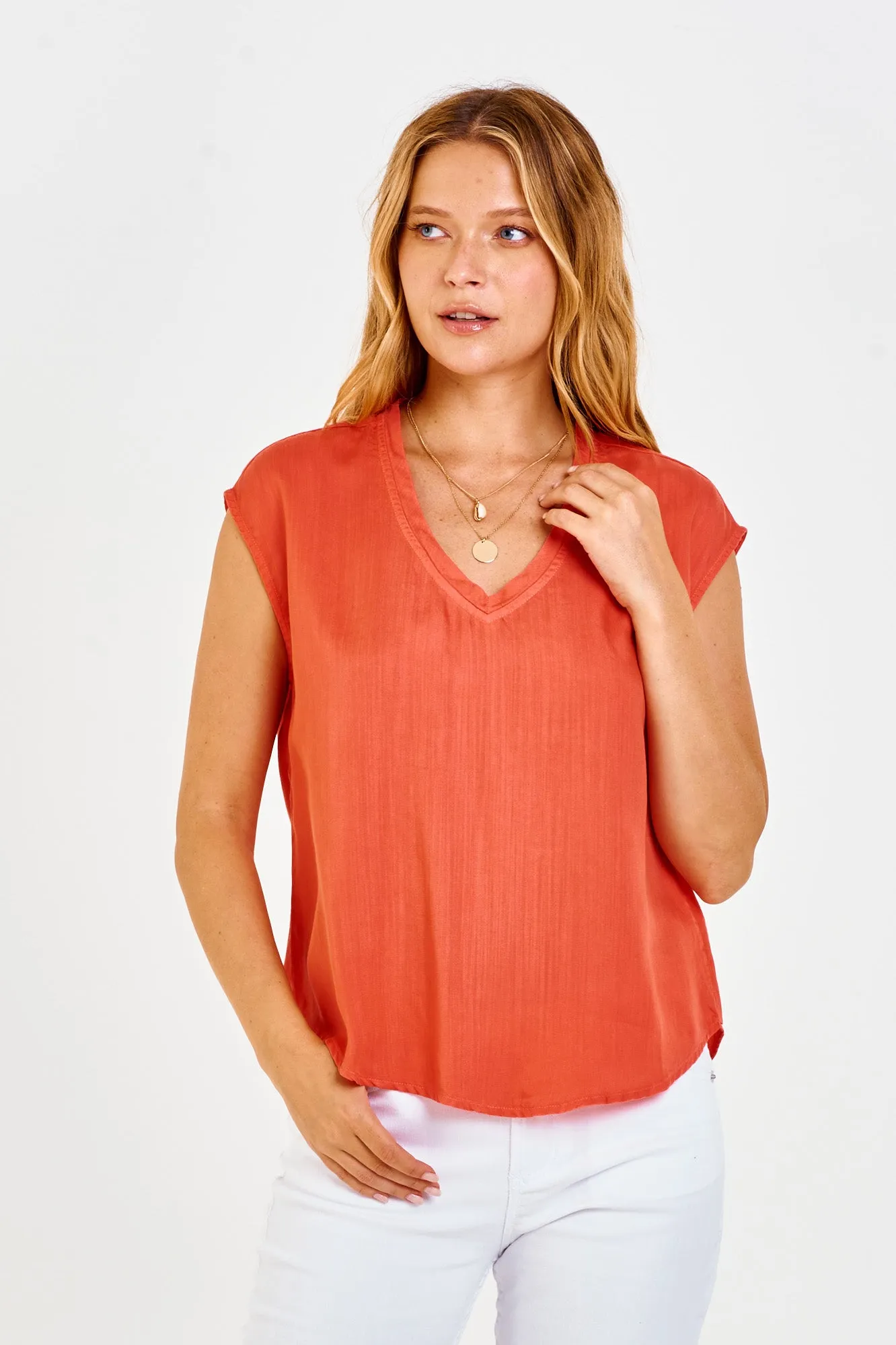 Dear John Yanis Paprika Top