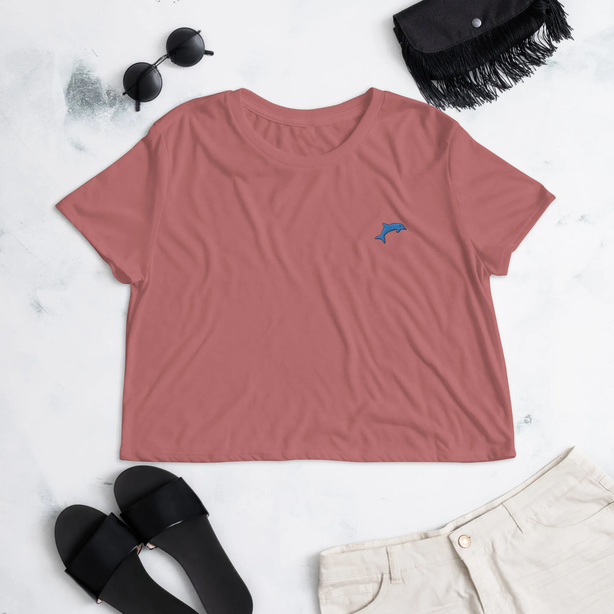 Dolphin | Crop Tee