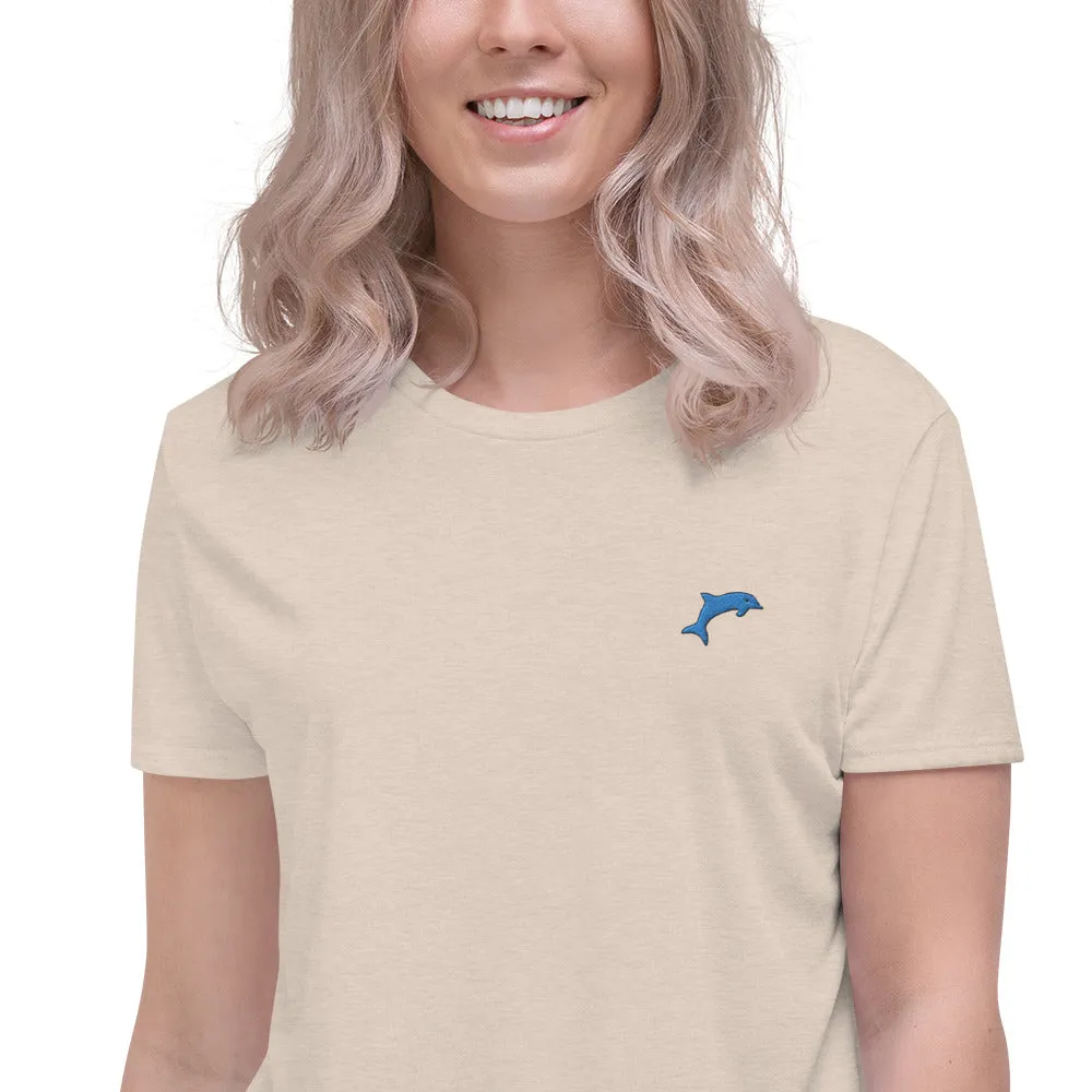 Dolphin | Crop Tee