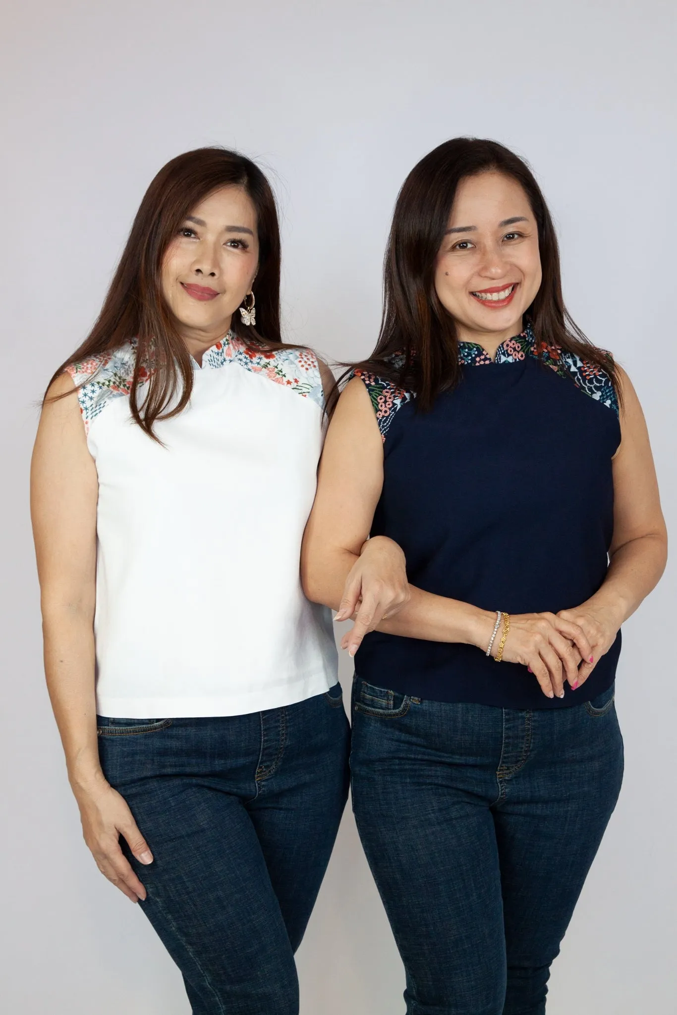 Embroidered Cheongsam Top