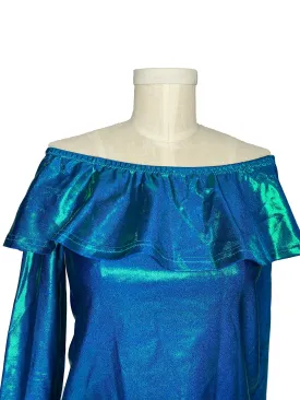 Emerald Peplum Top (Medium)