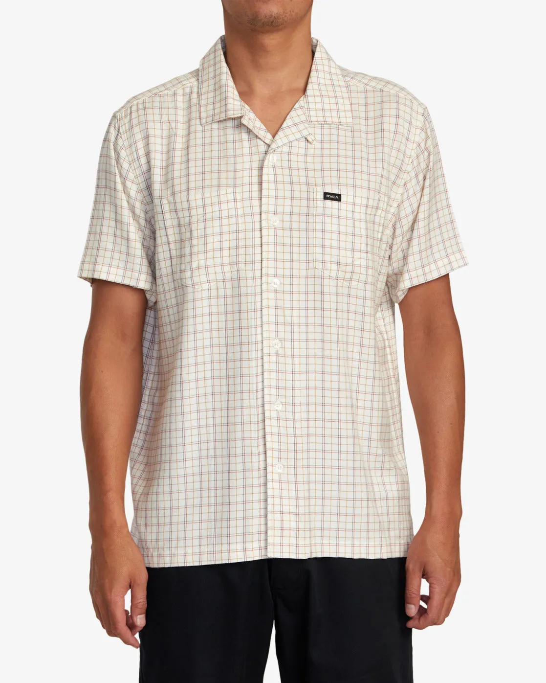 Emery Plaid Short Sleeve Shirt - Natural