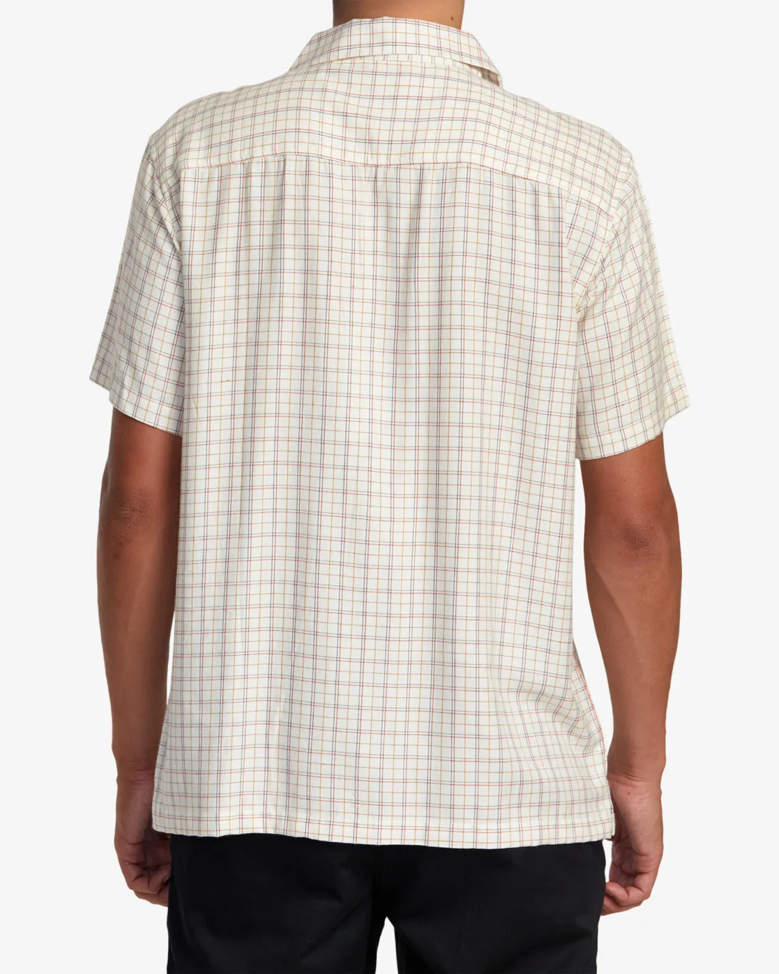 Emery Plaid Short Sleeve Shirt - Natural