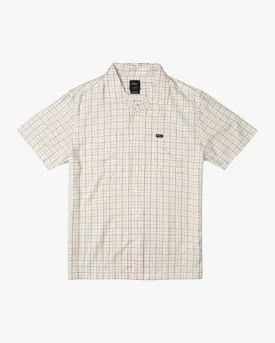 Emery Plaid Short Sleeve Shirt - Natural