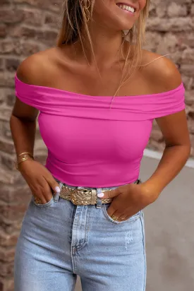 Folded Off-Shoulder Top