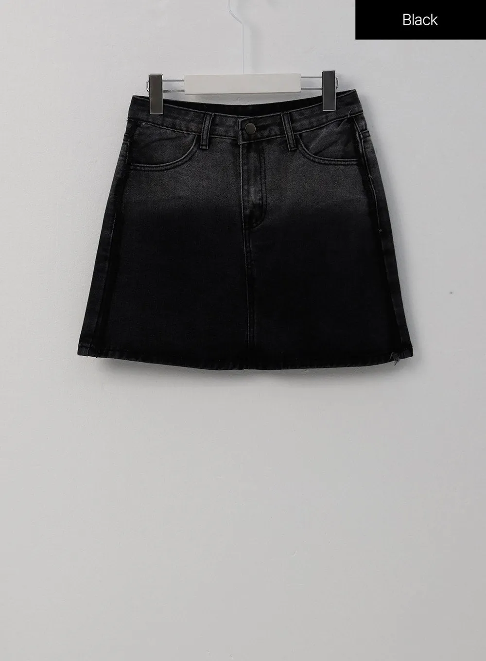 Gradient Denim Mini Skirt OG301