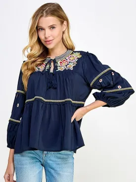 Khloe Embroidered Blouse