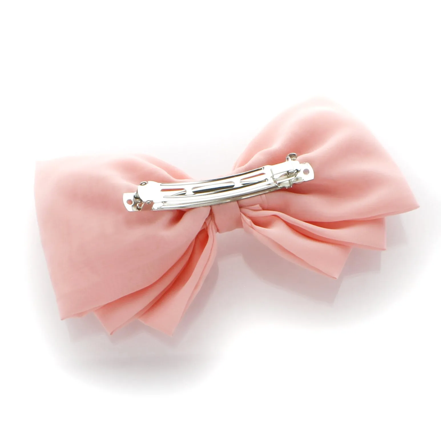 Layered Chiffon Fabric Hair-Bow