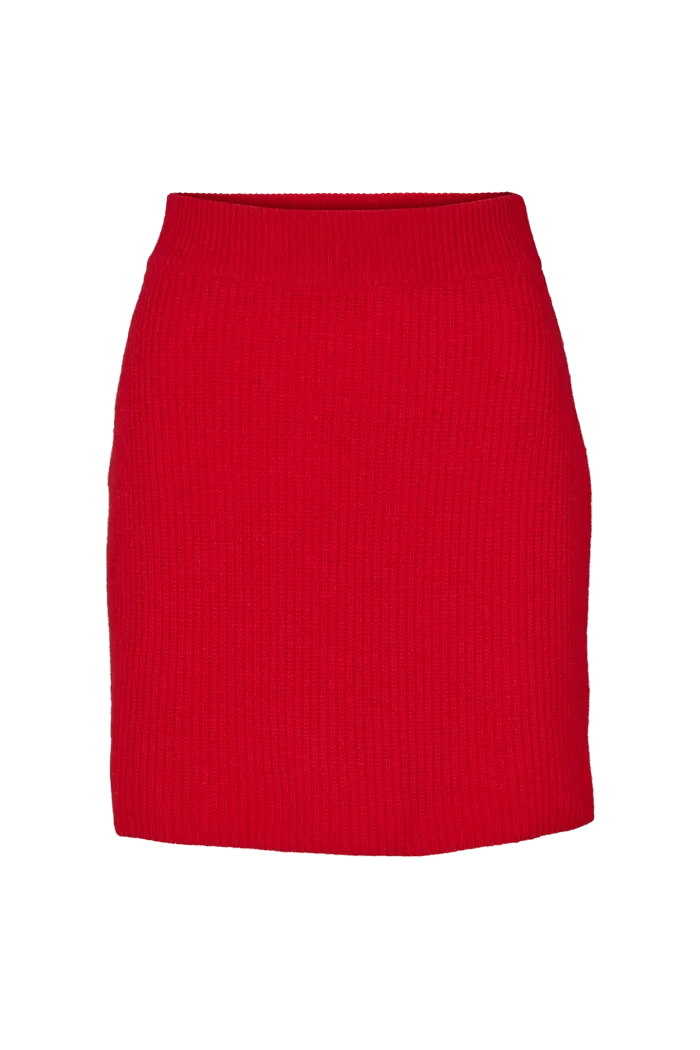 Lise Short Skirt - High Risk Red