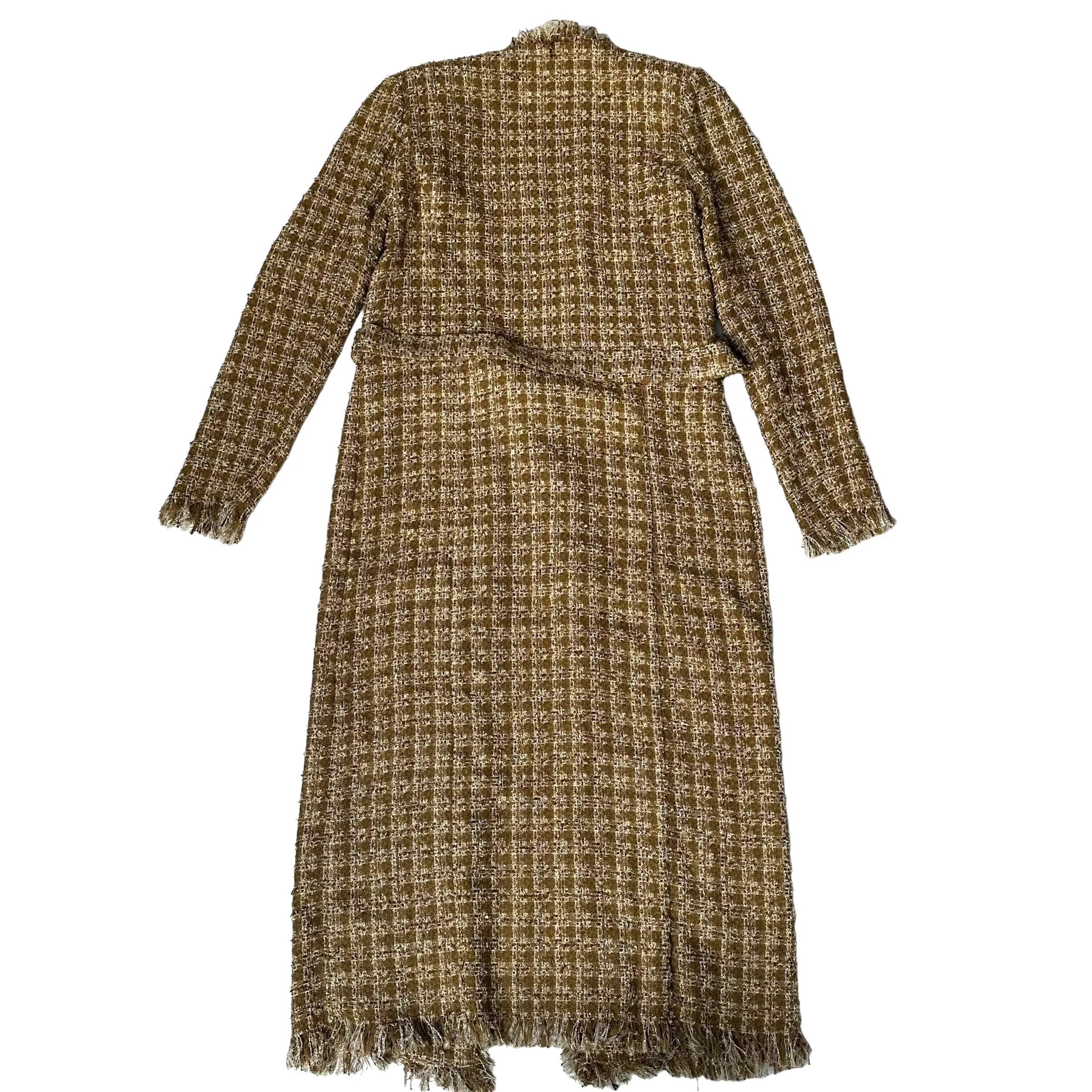 Long Tweed Light Coat - 4