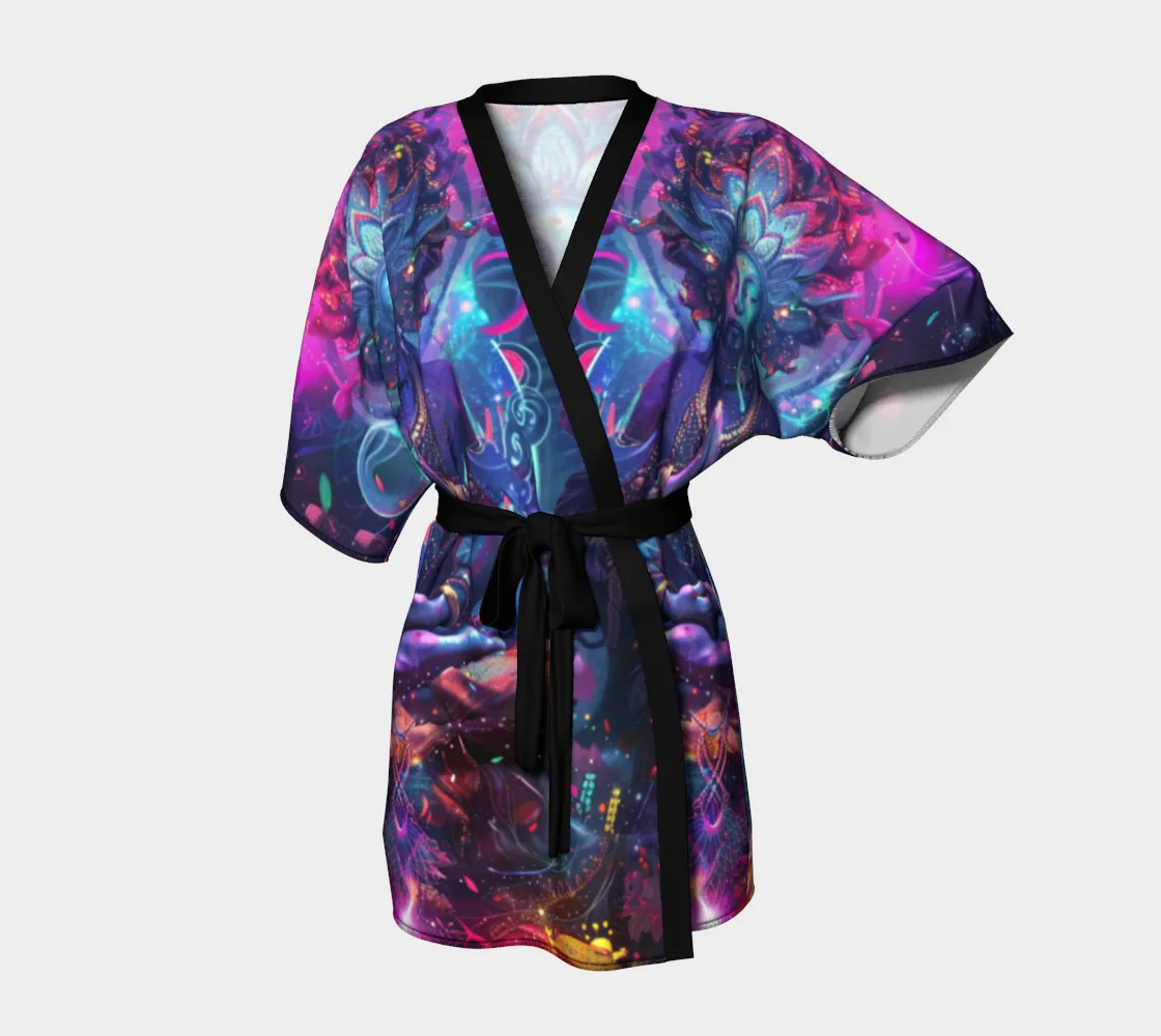 MEDITATING BEING KIMONO ROBE | ACIDMATH AI