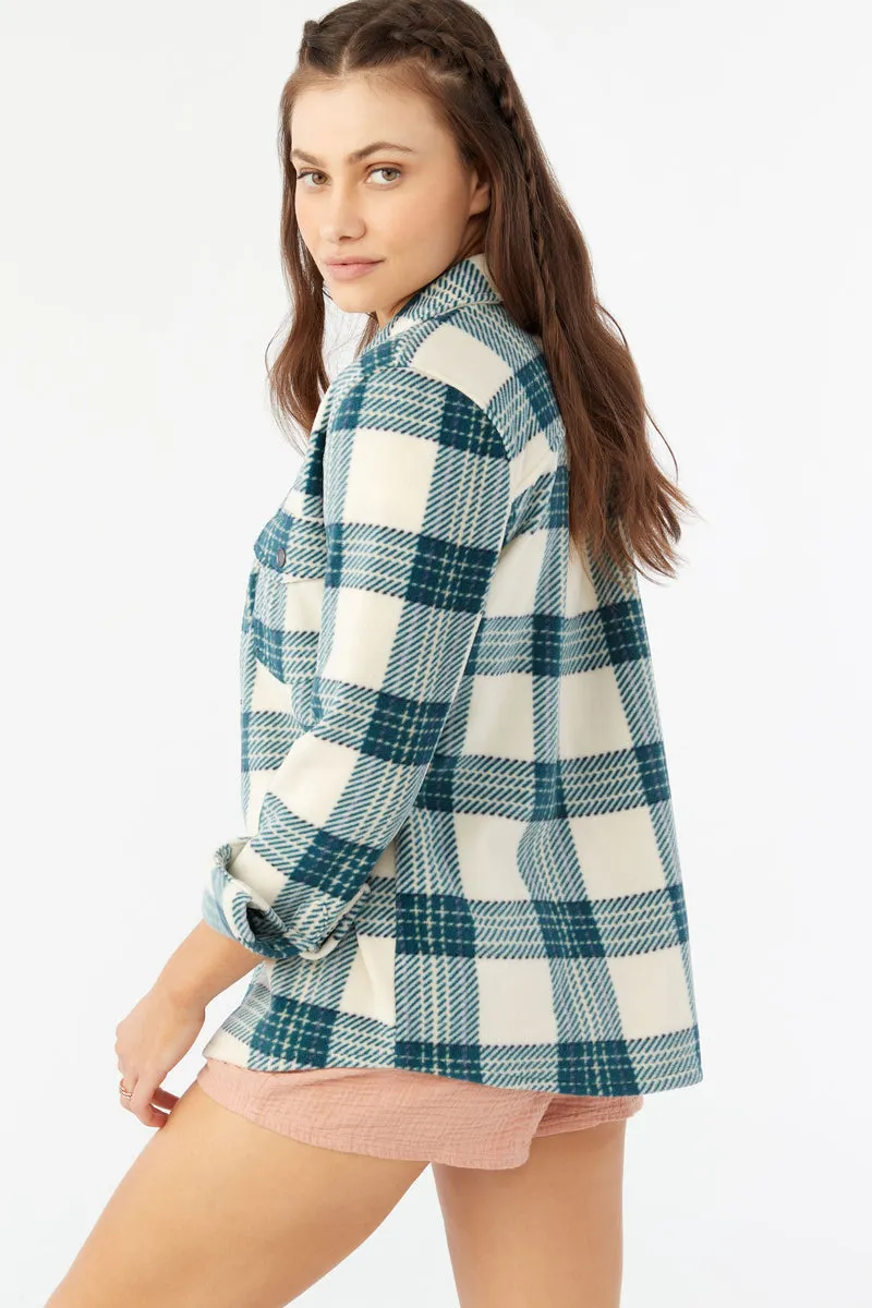 O'Neill Zuma Plaid L/S Shirt-Slate