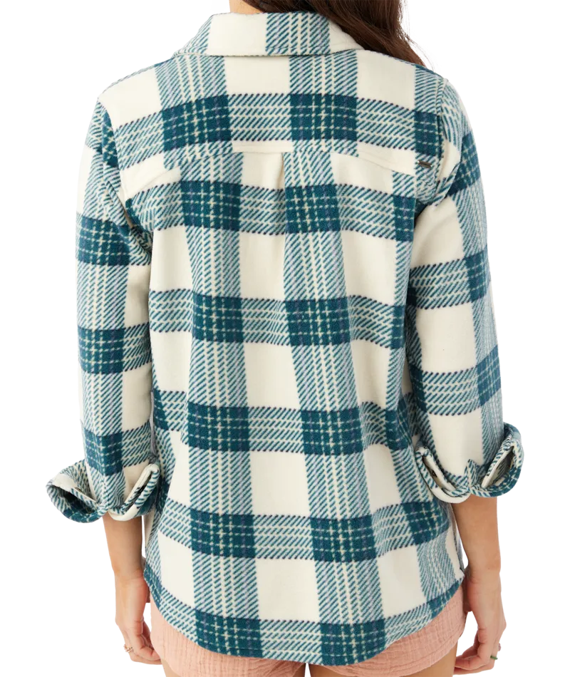 O'Neill Zuma Plaid L/S Shirt-Slate