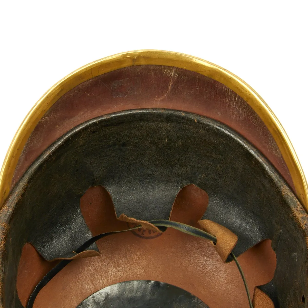 Original German WWI Prussian M1895 Pickelhaube Spiked Helmet by Julius Jansen - Dated 1912