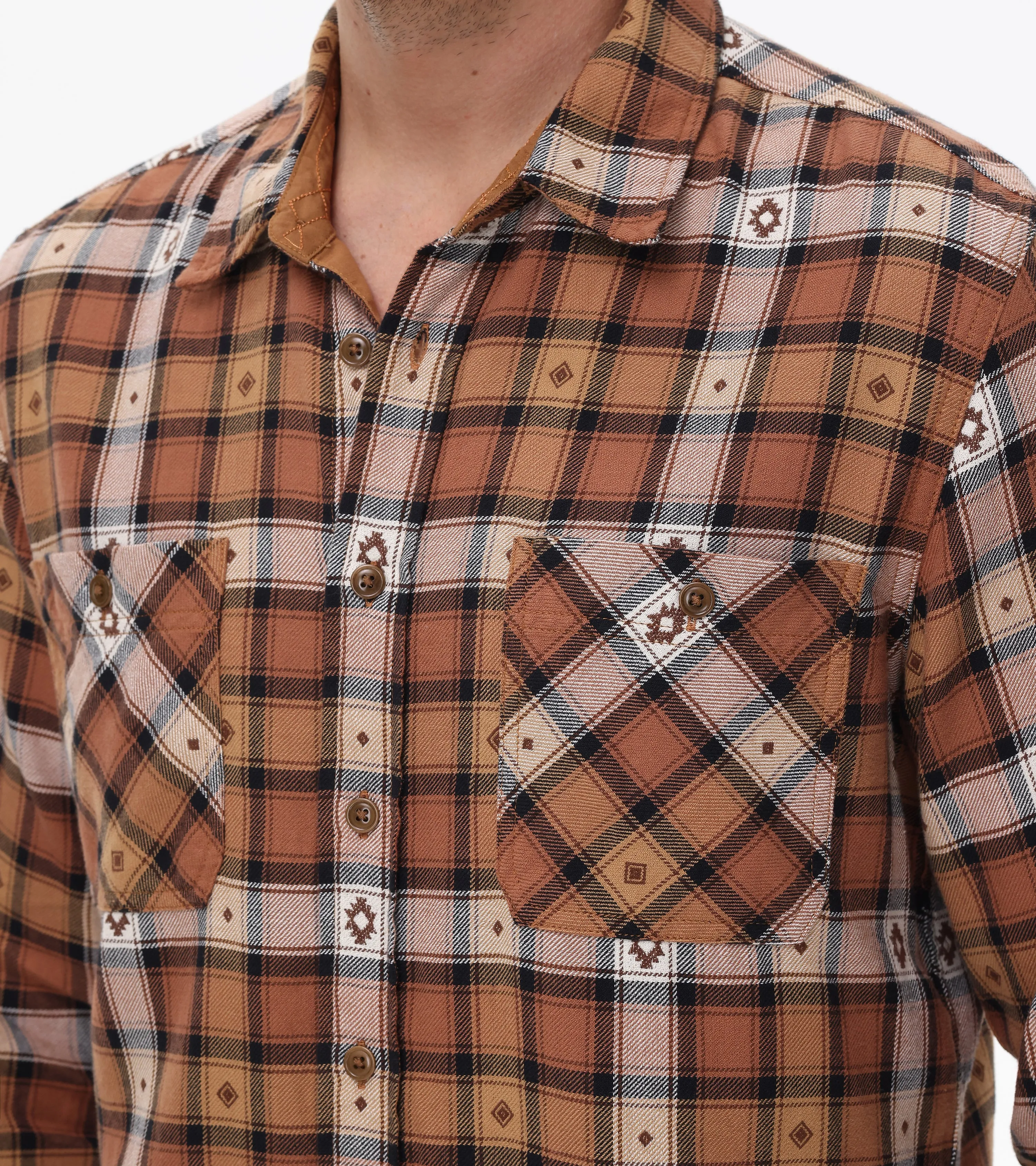 Plaid Jacquard Shirt