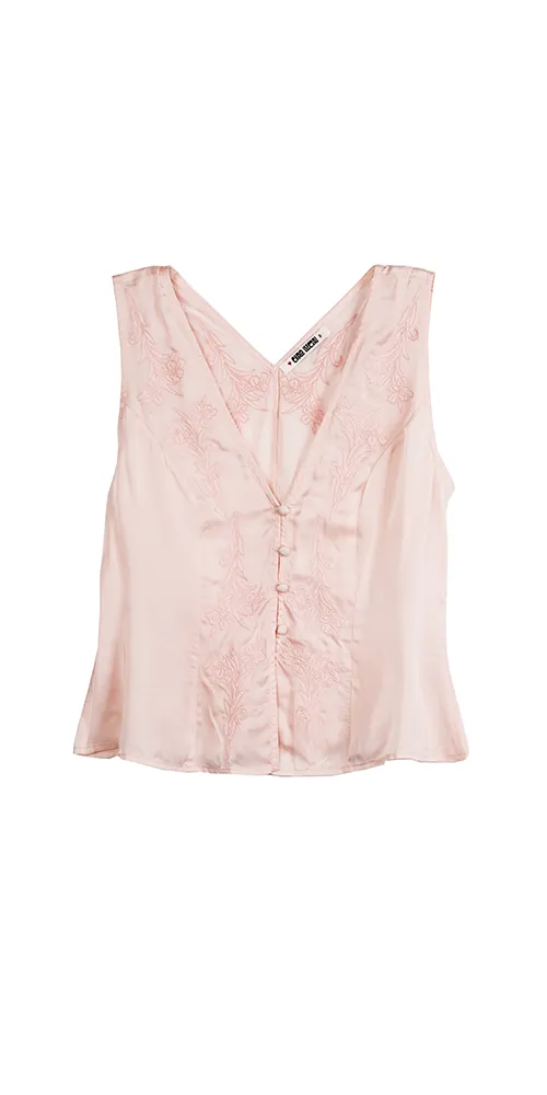 Rina Embroidered Top Ballet