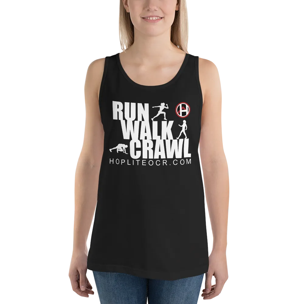 Run Walk Crawl Tank Top