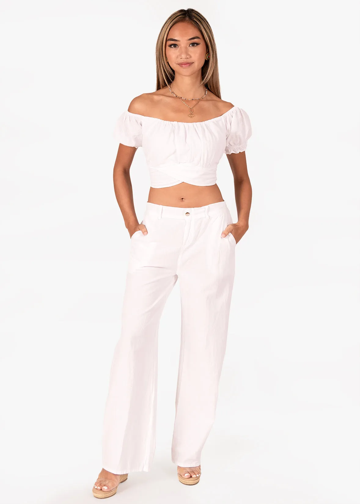 'Sabrina' Off Shoulder Top