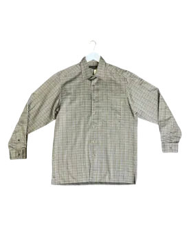 Size L - Ermenegildo Zegna Grey Check Shirt