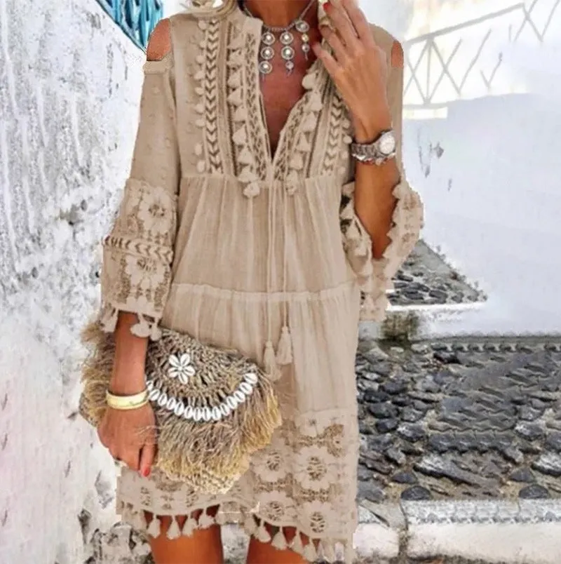 Spring/Summer New Women's Fashion Sweet Ladies Dress