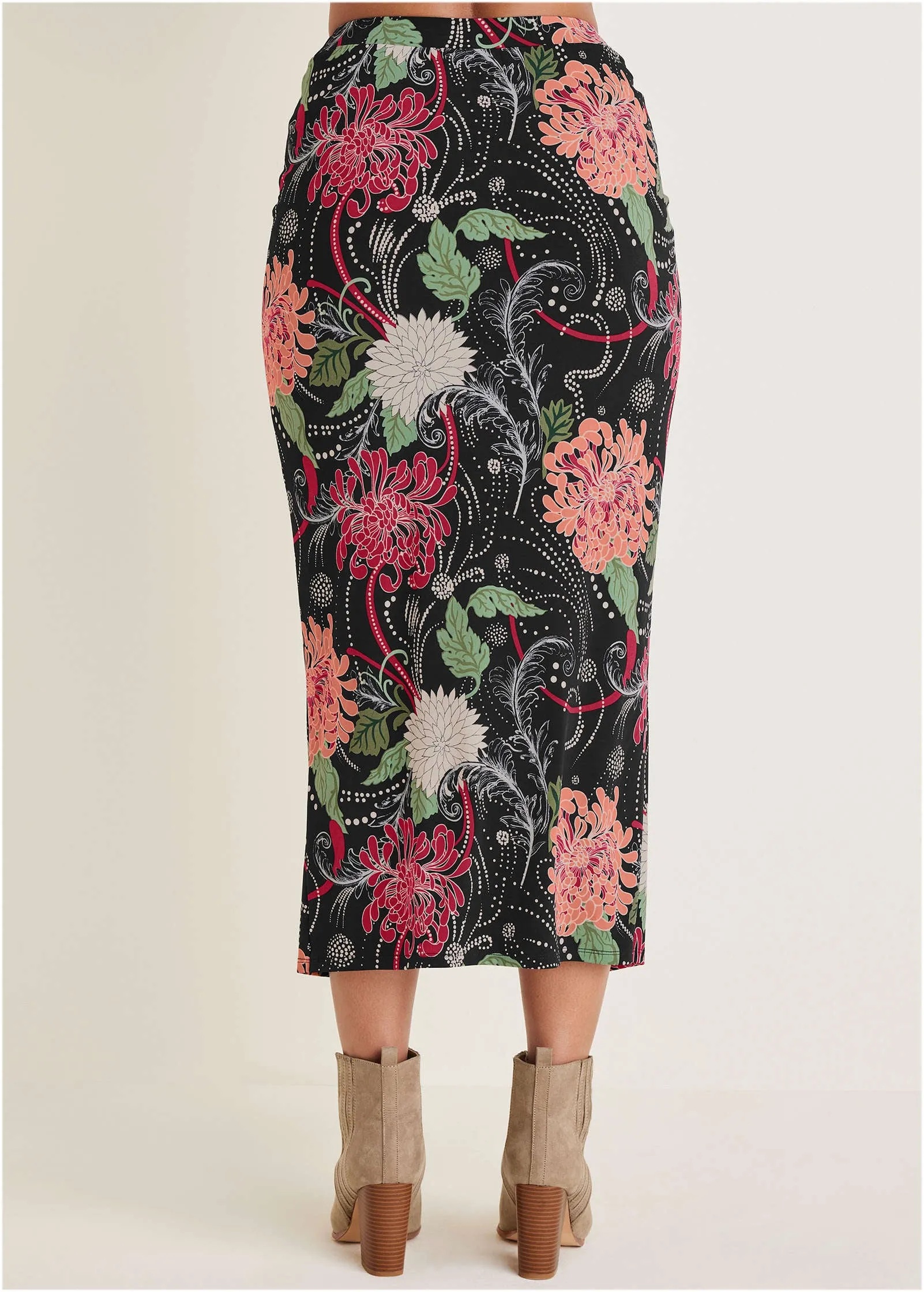 Stretch Knit Wrap Skirt  - Whimsical Mums