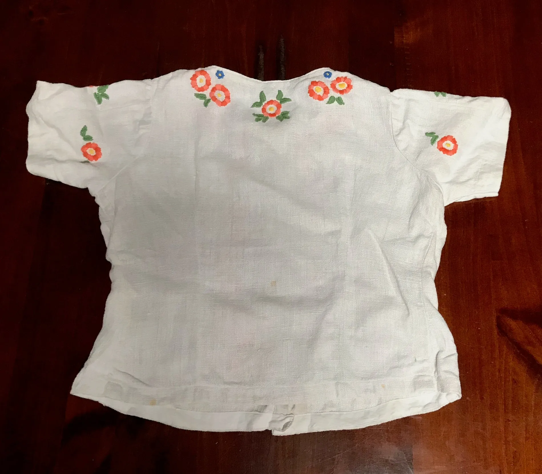 Vintage Embroidered Top   #C315  FREE AUS POSTAGE