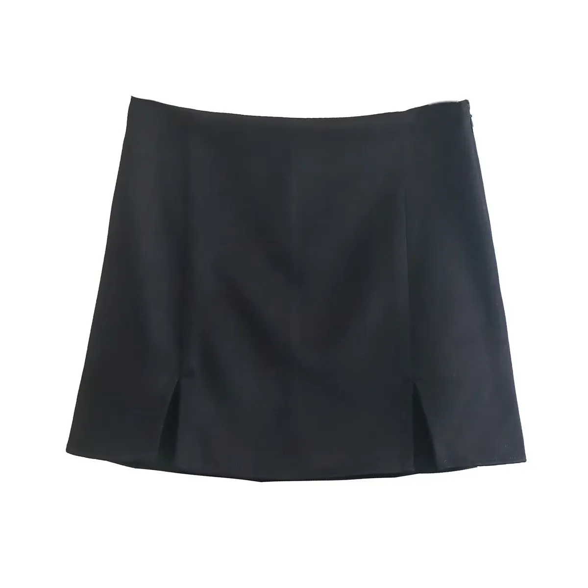 Women's Zipper High Waist Hip Skirt Summer New Skirt Slit Tight Office Lady Fashion Culottes Mini Skirts