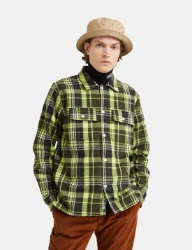 Wood Wood Franco Flannel Shirt - Green Check